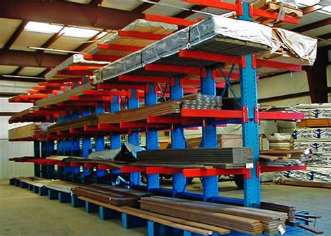 cantilever sheet metal rack|single sided cantilever rack systems.